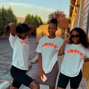 Era257 white and Orange shirts (unisex) all sizes